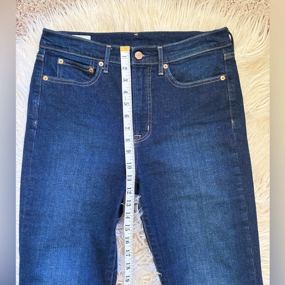 Gap 70s Dark Denim Flare High Rise Jeans Size 29/8 - Picture 9 of 11
